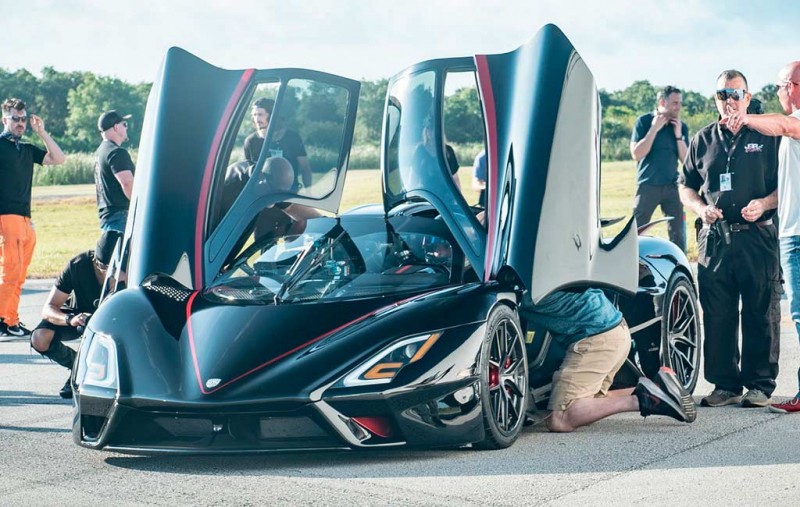 Гиперкар SSC Tuatara сумели разогнать до 475 км/ч: но мировой рекорд не засчитан