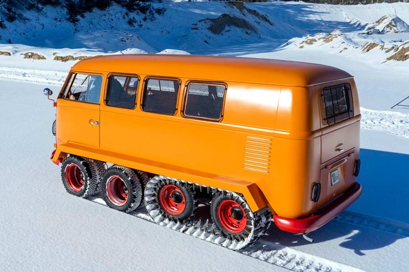 Volkswagen T1 &laquo;Half-Track Fox&raquo;: четырехосная внедорожная модификация из шестидесятых