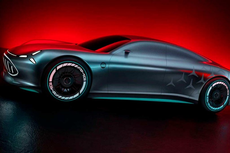 Mercedes Vision AMG: немцы показали грядущего конкурента седану Porsche Taycan