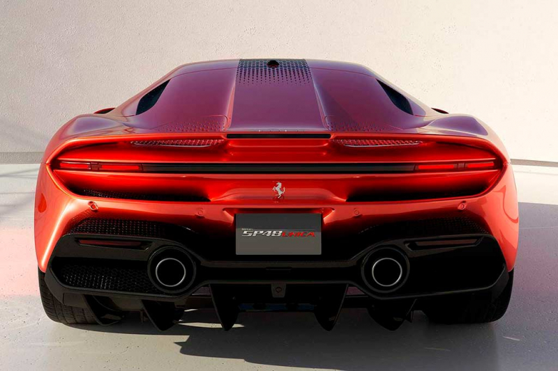 Представлен уникальный суперкар Ferrari SP48 Unica на базе F8 Tributo