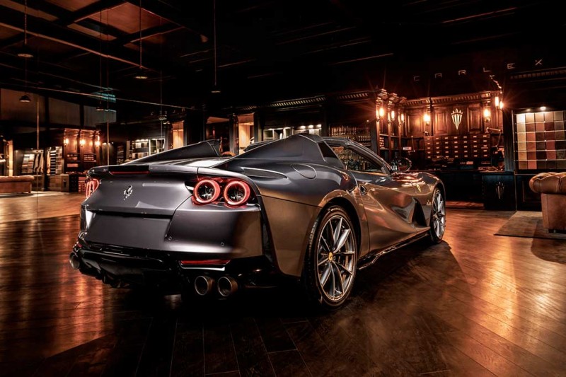 Ferrari 812 GTS от Carlex получил роскошный салон из кожи диких антилоп