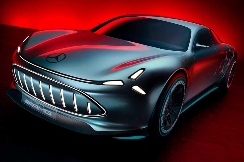 Mercedes Vision AMG: немцы показали грядущего конкурента седану Porsche Taycan