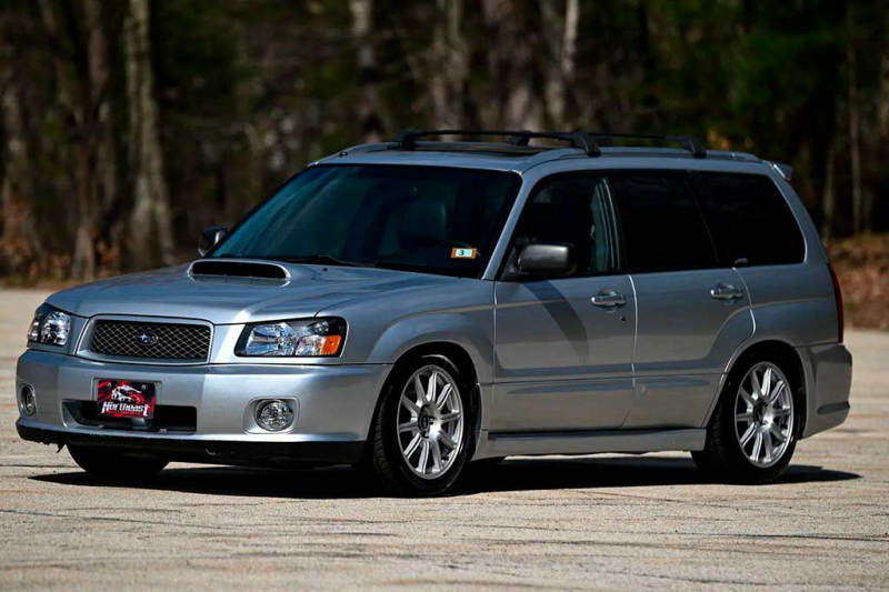 На аукцион выставлен Subaru Forester 2004 с движком от модели Impreza WRX STI