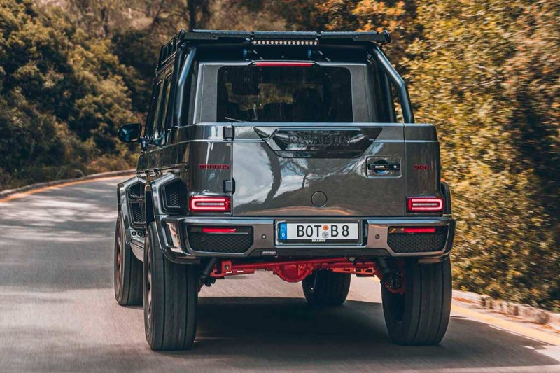 Brabus 900 XLP &laquo;One of Ten&raquo;: экстремальный пикап с 900-сильным мотором на базе Mercedes-AMG G63