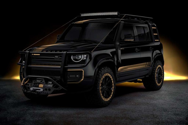 Manhart готовит хардкорную версию внедорожника Land Rover Defender 3 Manhart готовит хардкорную версию внедорожника Land Rover Defender
