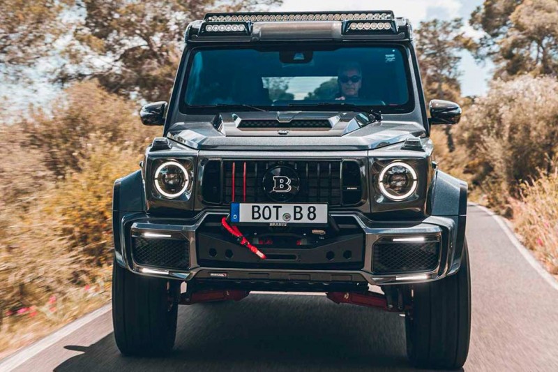 Brabus 900 XLP &laquo;One of Ten&raquo;: экстремальный пикап с 900-сильным мотором на базе Mercedes-AMG G63