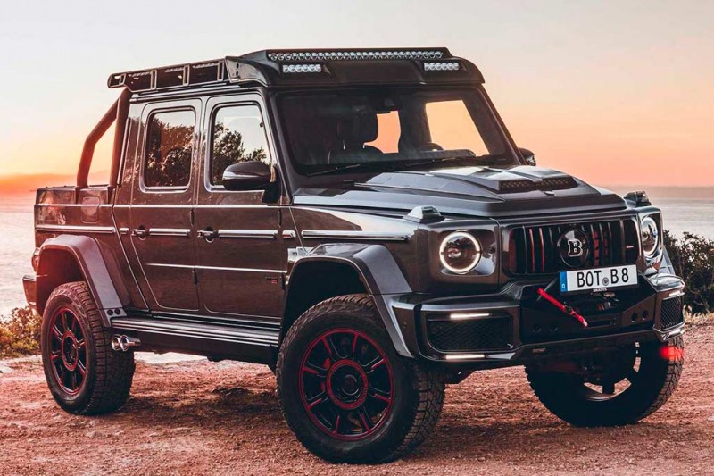 Brabus 900 XLP «One of Ten»: экстремальный пикап с 900-сильным мотором на базе Mercedes-AMG G63