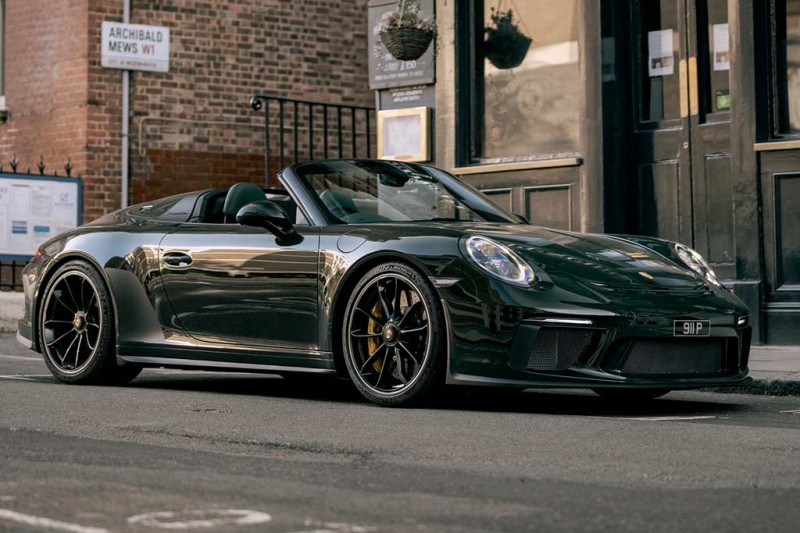 Полностью зеленый Porsche 911 Speedster (991.2) от Porsche Exclusive Manufaktur