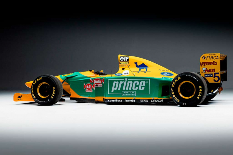 Гоночный болид Benetton-Ford B193B продадут с молотка: когда-то на нем ездил Шумахер