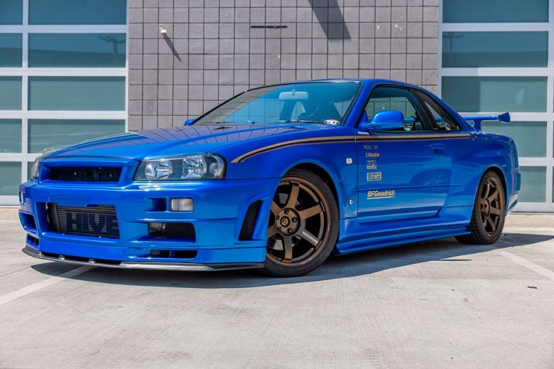 Редкий Nissan Skyline GT-R R34 продают в США: ранее на нем ездил Пол Уокер