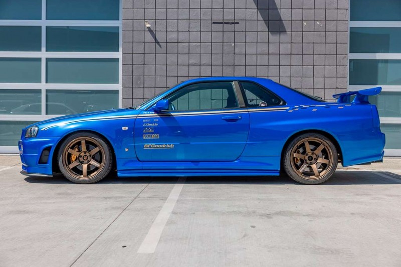 Редкий Nissan Skyline GT-R R34 продают в США: ранее на нем ездил Пол Уокер