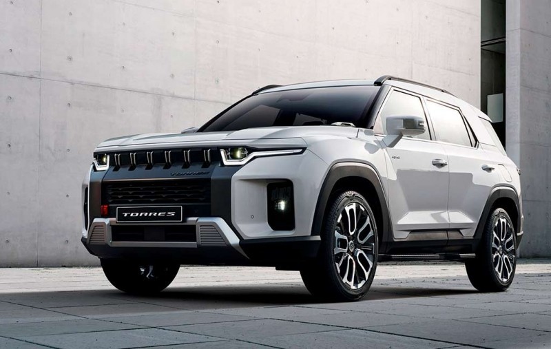 Корейцы представили «приключенческий» кроссовер SsangYong Torres