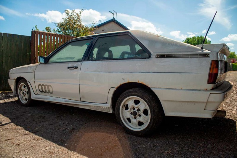 Простоявший почти 30 лет в гараже ржавый Audi Quattro Turbo 1982 выставили на торги 2 Простоявший почти 30 лет в гараже ржавый Audi Quattro Turbo 1982 выставили на торги