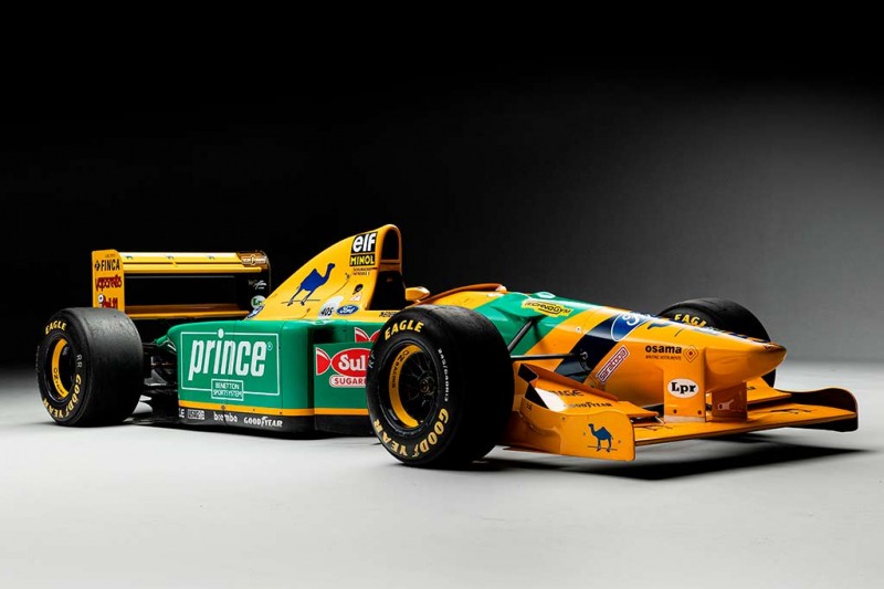 Гоночный болид Benetton-Ford B193B продадут с молотка: когда-то на нем ездил Шумахер