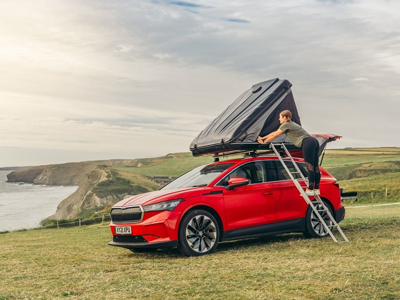 Skoda Enyaq превратили в неполноценный автодом