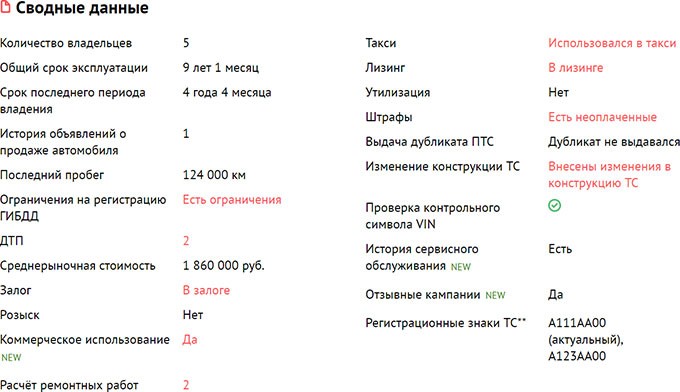 Проверка авто по VIN или госномеру