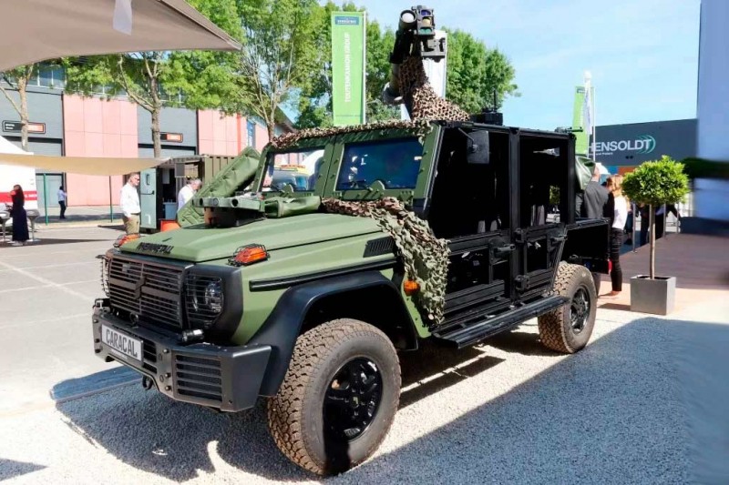 Rheinmetall Caracal: представлен боевой вариант внедорожника Mercedes G-Class 1 Rheinmetall Caracal: представлен боевой вариант внедорожника Mercedes G-Class