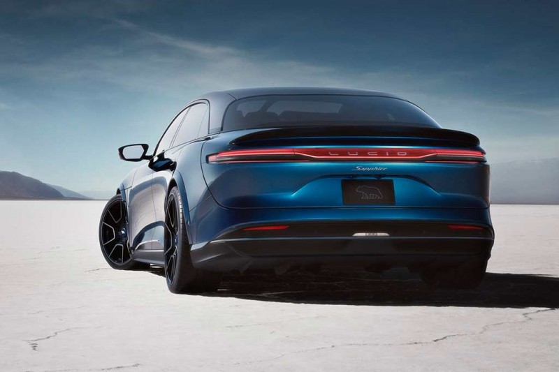 Представлен Lucid Air в новом топ-исполнении Sapphire: три мотора и 1 200 сил 4 Представлен Lucid Air в новом топ-исполнении Sapphire: три мотора и 1 200 сил