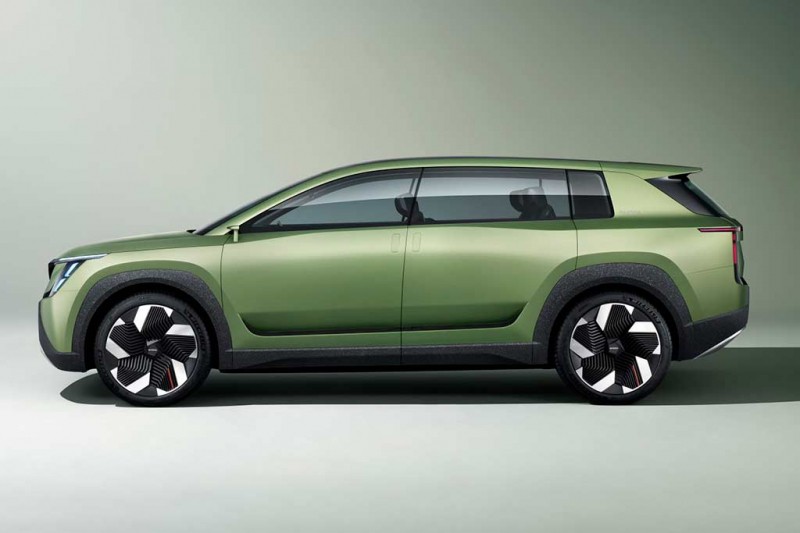 Концептуальный кроссовер Skoda Vision 75 продемонстрировал новый фирменный дизайн