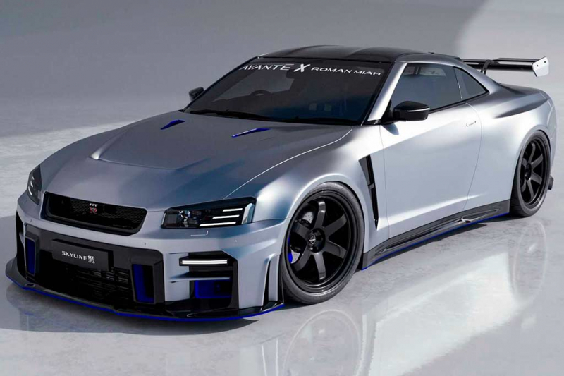 Рендеры Nissan GT-R R36: независимый взгляд на суперкар следующего поколения