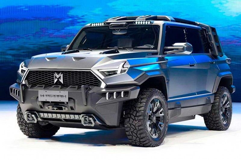 Китайцы показали 1 088-сильный электрический вездеход Mengshi M-Terrain