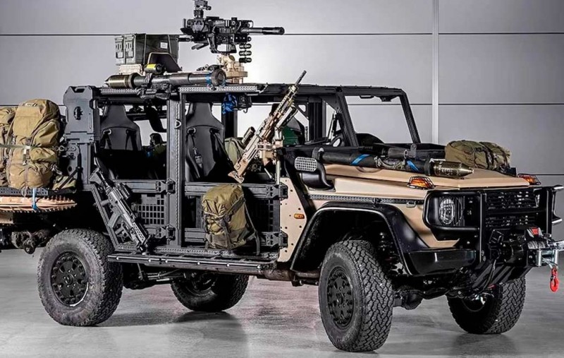 Rheinmetall Caracal: представлен боевой вариант внедорожника Mercedes G-Class 3 Rheinmetall Caracal: представлен боевой вариант внедорожника Mercedes G-Class