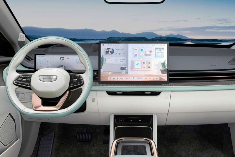 Китайцы из Geely представили обновленные седан Geometry A и хэтчбек Geometry C