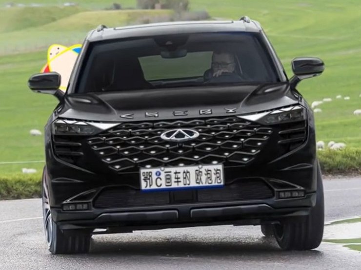 В Сети появились первые изображения большого кроссовера Chery Tiggo 9