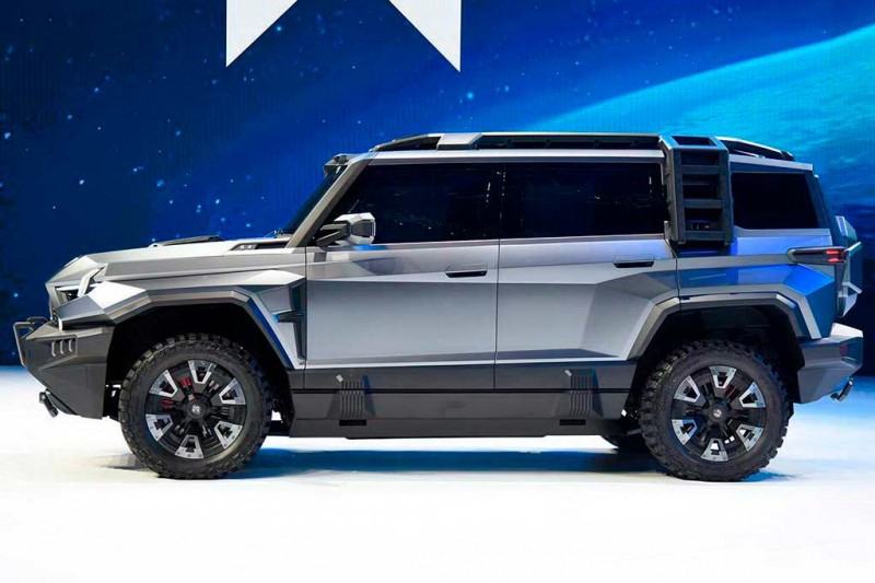 Китайцы показали 1 088-сильный электрический вездеход Mengshi M-Terrain