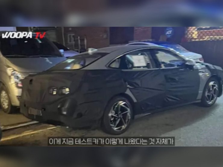 Обновленная Hyundai Sonata впервые замечена на дорожных тестах