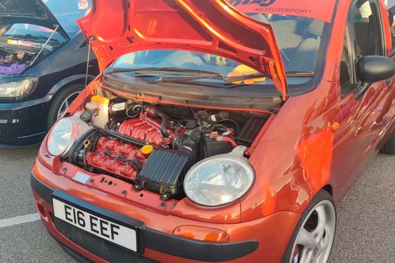 Малыша Daewoo Matiz оснастили 3,0-литровым движком V6 от Opel Omega