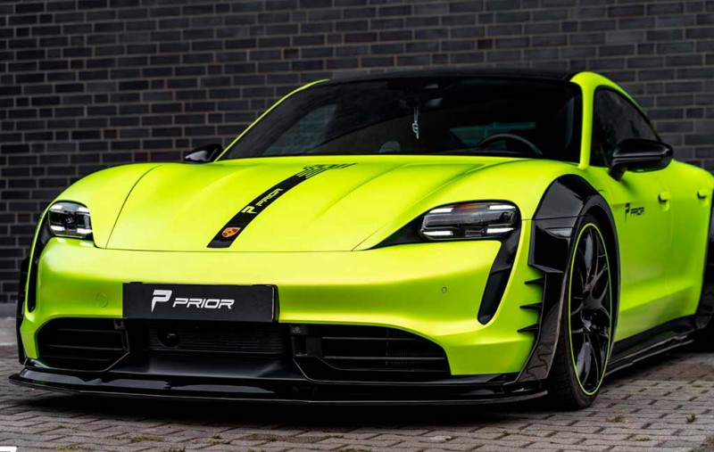 Porsche Taycan Turbo и Turbo S получили широкофюзеляжный обвес от Prior Design