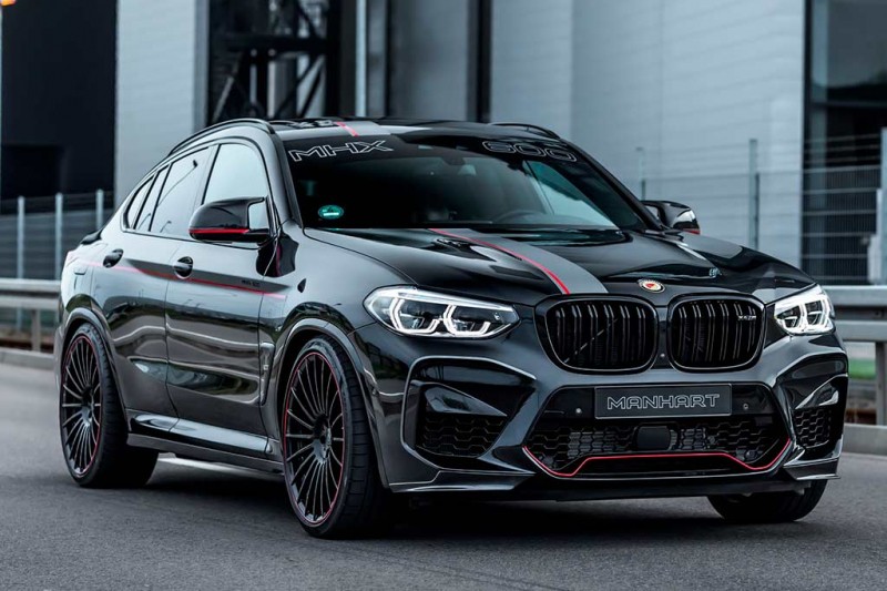 Manhart MHX4 600: 635-сильный вариант BMW X4 M Competition с карбоновым обвесом