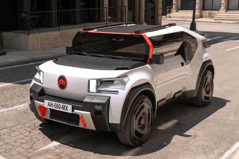 Citroen oli: очень легкий электрический концепт с минималистичным дизайном 1 Citroen oli: очень легкий электрический концепт с минималистичным дизайном