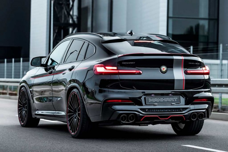 Manhart MHX4 600: 635-сильный вариант BMW X4 M Competition с карбоновым обвесом