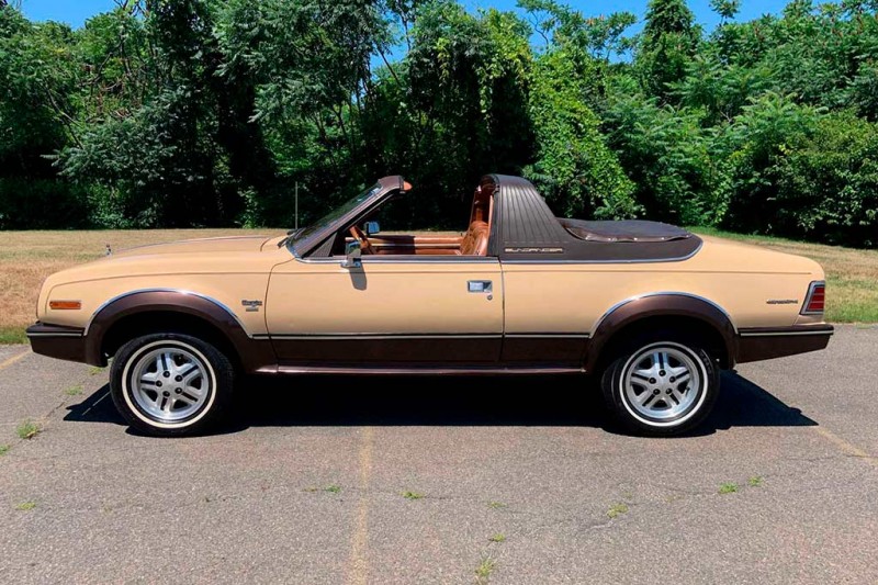 На торги выставлен редкий &laquo;вседорожный&raquo; кабриолет AMC Eagle Sundancer Limited 1981