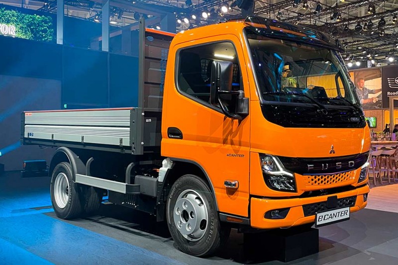 В Ганновере показали электрический грузовик Mitsubishi eCanter второго поколения
