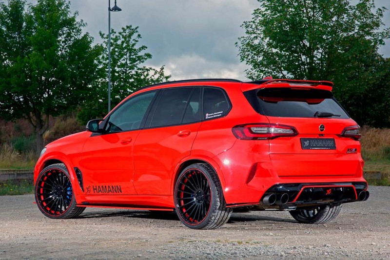 BMW X5 M Competition &laquo;The Big Red&raquo; от Hamann получил яркую внешность с новыми колесами