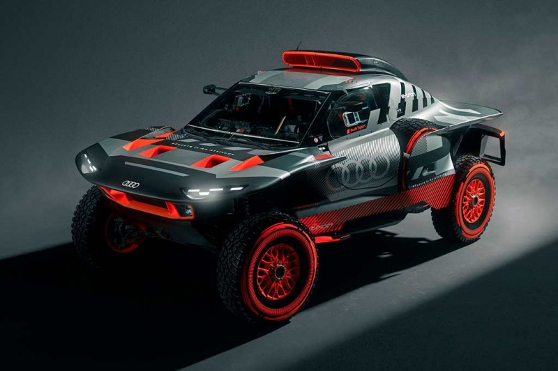 Немцы представили свежую версию раллийного внедорожника Audi RS Q e-tron для Дакар-2023