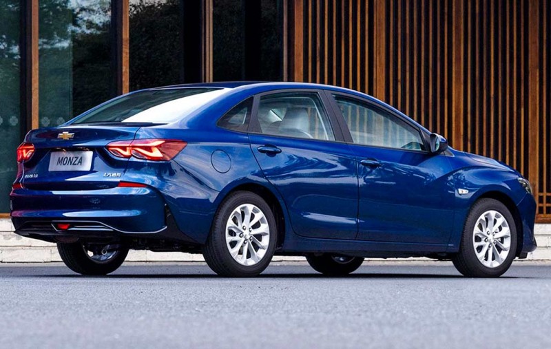 Обновленный седан Chevrolet Monza: самая дешевая модель Шевроле в Китае 2 Обновленный седан Chevrolet Monza: самая дешевая модель Шевроле в Китае