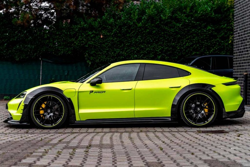 Porsche Taycan Turbo и Turbo S получили широкофюзеляжный обвес от Prior Design