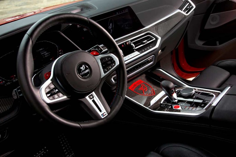 BMW X5 M Competition &laquo;The Big Red&raquo; от Hamann получил яркую внешность с новыми колесами