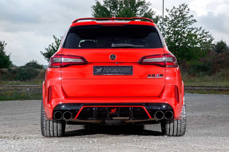BMW X5 M Competition &laquo;The Big Red&raquo; от Hamann получил яркую внешность с новыми колесами