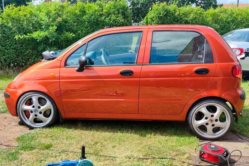 Малыша Daewoo Matiz оснастили 3,0-литровым движком V6 от Opel Omega