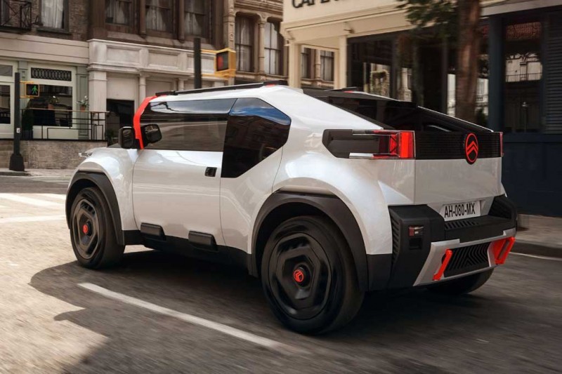 Citroen oli: очень легкий электрический концепт с минималистичным дизайном 3 Citroen oli: очень легкий электрический концепт с минималистичным дизайном