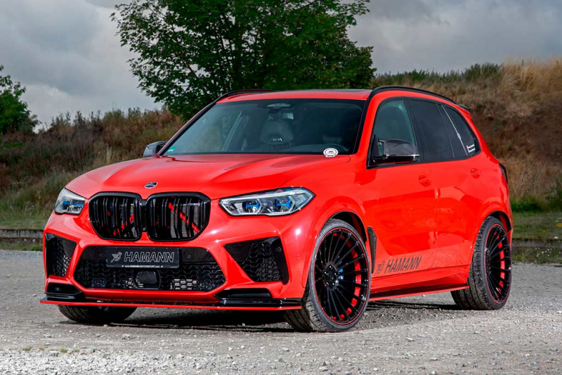 BMW X5 M Competition «The Big Red» от Hamann получил яркую внешность с новыми колесами