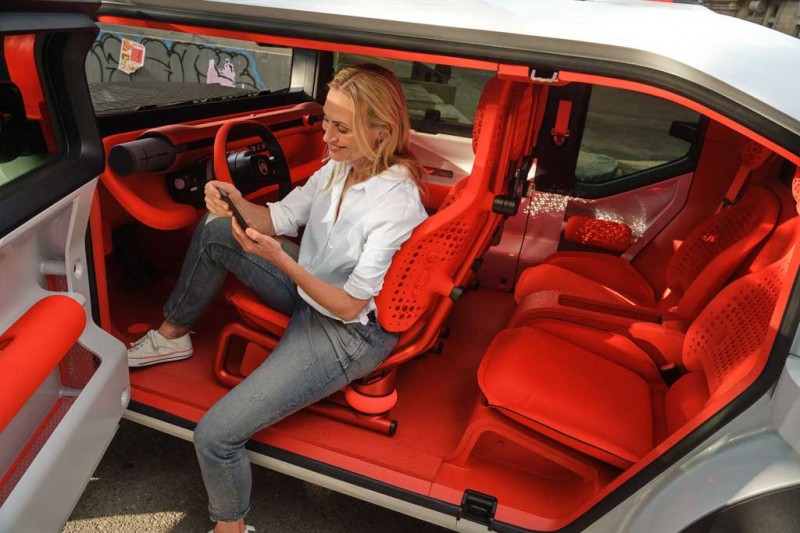 Citroen oli: очень легкий электрический концепт с минималистичным дизайном 5 Citroen oli: очень легкий электрический концепт с минималистичным дизайном