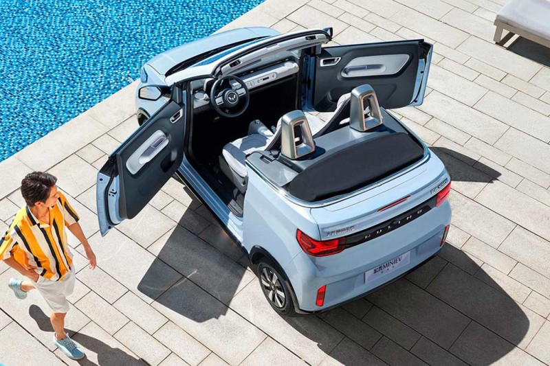 Wulling Mini EV Convertible: представлен самый компактный кабриолет мира