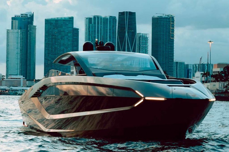 Фирма Tecnomar построила роскошный 19-метровый катер Lamborghini 63 Superyacht