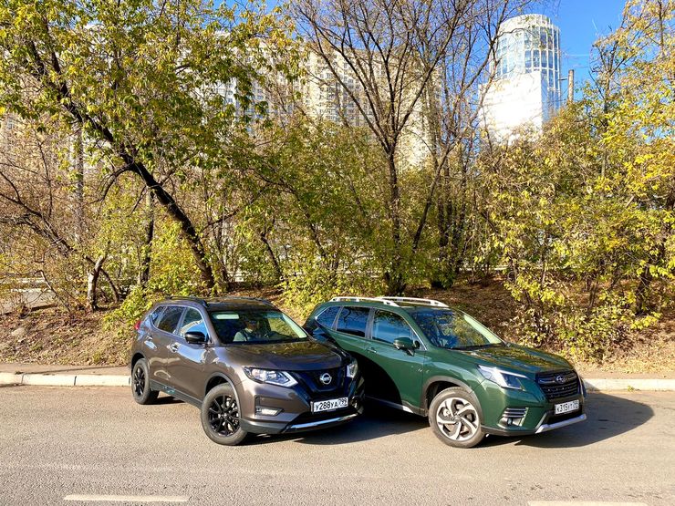 &laquo;Вариаторы&raquo; на заданную тему: тест-драйв Nissan X-Trail и Subaru Forester